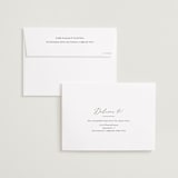 "Viola" - Save the Dates in Snow by Deynaaz Daraei - FREE Recipient Addressing