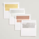 "Absolute" - Save the Dates in Onyx by Jennifer Postorino - Envelope Liner Options
