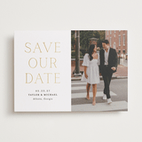 "Soon to Wed" - Save the Dates in Cotton by Vanessa Doyle - Front