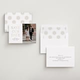 "Soon to Wed" - Save the Dates in Cotton by Vanessa Doyle - Assembled