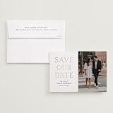 "Soon to Wed" - Save the Dates in Cotton by Vanessa Doyle - Save the Date with Envelope