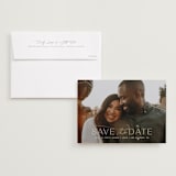 "Serene" - Save the Dates in Powder by Everett Paper Goods - Save the Date with Envelope