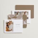 "Enfold" - Save the Dates in Cloud by Pati Cascino - Back of Card Options