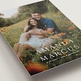 "Fields Forever" - Save the Dates in Cream by Meagan Christensen - Detail
