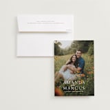"Fields Forever" - Save the Dates in Cream by Meagan Christensen - Save the Date with Envelope