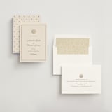 "Seaside" - Save the Dates in Champagne by Griffinbell Paper Co. - Assembled