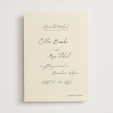 "Written in the Stars" - Save the Dates in Noir by Ani Somi - Front