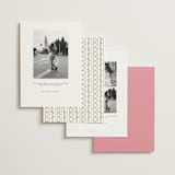 "Embrace" - Save the Dates in Peony by Susan Moyal - Back of Card Options