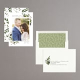 "Vines of Green" - Save the Dates in Fern by Susan Moyal - Assembled