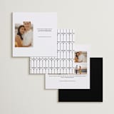"metro" - Save the Dates in Midnight by Inkblot Design - Back of Card Options