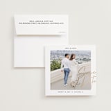 "metro" - Save the Dates in Midnight by Inkblot Design - Save the Date with Envelope