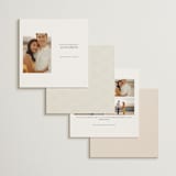 "Simple Seashell" - Save the Dates in Sand by Hannah Bowman - Back of Card Options