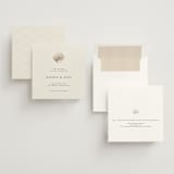 "Simple Seashell" - Save the Dates in Sand by Hannah Bowman - Assembled
