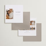 "Joie" - Save the Dates in Golden by Ani Somi - Back of Card Options