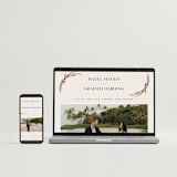 "Locket" - Save the Dates in Pearl by Erin L. Wilson - FREE Wedding Website