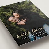 "Convey our Love" - Save the Dates in Charcoal by MC Designs - Detail