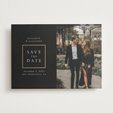 "Сlassic" - Save the Dates in Black Coal by Remioni - Front