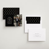 "Сlassic" - Save the Dates in Black Coal by Remioni - Assembled