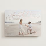 "Whisper" - Save the Dates in Dusty Rose by Erin German - Front