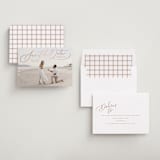 "Whisper" - Save the Dates in Dusty Rose by Erin German - Assembled