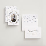 "Wildflower Sprigs" - Save the Dates in Bluebell by Susan Zinader - Assembled