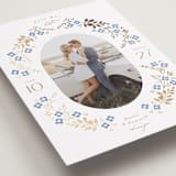 "Wildflower Sprigs" - Save the Dates in Bluebell by Susan Zinader - Detail
