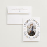 "Wildflower Sprigs" - Save the Dates in Bluebell by Susan Zinader - Save the Date with Envelope