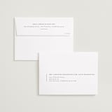 "Underlined" - Save the Dates in Diamond by Meggy Masters - FREE Recipient Addressing