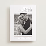 "modernist" - Save the Dates in Silk by Kelly Schmidt - Front