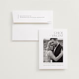 "modernist" - Save the Dates in Silk by Kelly Schmidt - Save the Date with Envelope