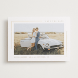 "Clean Lines" - Save the Dates in Lily by Christy Hy Lee - Front