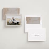 "Clean Lines" - Save the Dates in Tea by Christy Hy Lee - Assembled
