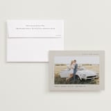 "Clean Lines" - Save the Dates in Tea by Christy Hy Lee - Save the Date with Envelope