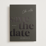 "Retro" - Save the Dates in Evening by Eric Clegg - Front