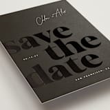 "Retro" - Save the Dates in Evening by Eric Clegg - Detail