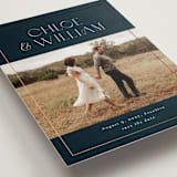 "Eternity" - Save the Dates in Navy by Stacey Meacham - Detail