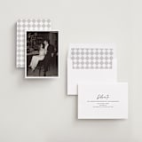 "Corners" - Save the Dates in Cloud by Inkblot Design - Assembled