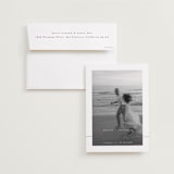 "Gaussian" - Save the Dates in Ivory by Pippa Shaw - Save the Date with Envelope