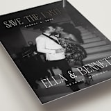 "Gaze" - Save the Dates in Snow by Pixel and Hank - Detail