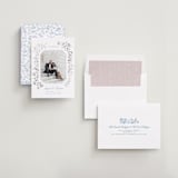 "Framed Florals" - Save the Dates in Sky by Robert and Stella - Assembled