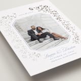 "Framed Florals" - Save the Dates in Sky by Robert and Stella - Detail