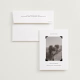 "scrapbook frame" - Save the Dates in Quartz by Jenny Millington - Save the Date with Envelope