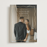 "Delicate Frame" - Save the Dates in Silk by Lauren Chism - Front
