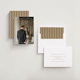 "Delicate Frame" - Save the Dates in Silk by Lauren Chism - Assembled