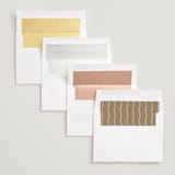 "Delicate Frame" - Save the Dates in Silk by Lauren Chism - Envelope Liner Options
