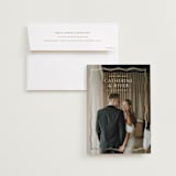 "Delicate Frame" - Save the Dates in Silk by Lauren Chism - Save the Date with Envelope