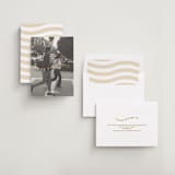 "Wavy" - Save the Dates in Nude by Inkblot Design - Assembled