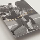 "Wavy" - Save the Dates in Nude by Inkblot Design - Detail