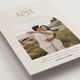 "Skye" - Save the Dates in Cream by Robert and Stella - Detail