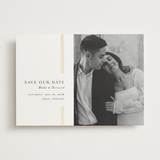 "Bookmark a New Page" - Save the Dates in Lily by Orasie - Front